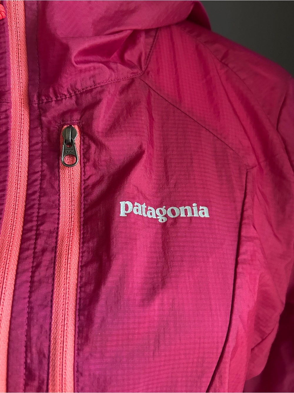 Patagonia Women's Houdini Jacket Nylon Water Repellent Pink Size Small Packable - Picture 2 of 10